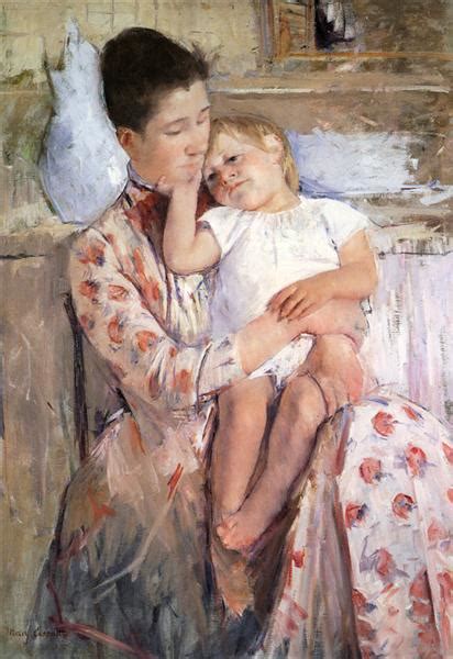 Mother And Child, c.1890 - Mary Cassatt - WikiArt.org