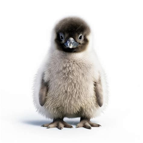 Premium AI Image | Fluffy Baby Penguin