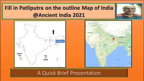 Fill Patliputra in the Outline map of India @Ancient India #patliputra ...