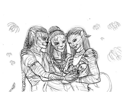 Avatar Fan art - Jake and Neytiri have a baby by Beb156 on DeviantArt