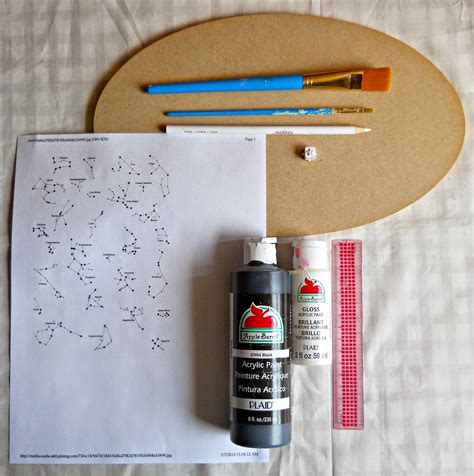 Star Constellation Wall Art DIY - Running With A Glue Gun