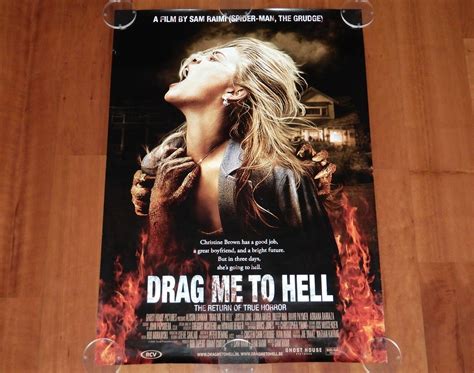 ORIGINAL MOVIE POSTER DRAG ME TO HELL 2009 UNFOLDED DOUBLE-SIDED INTL ...