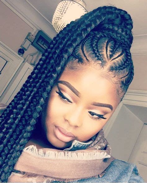 23 Renewed Goddess Braids Ponytail Hairstyles