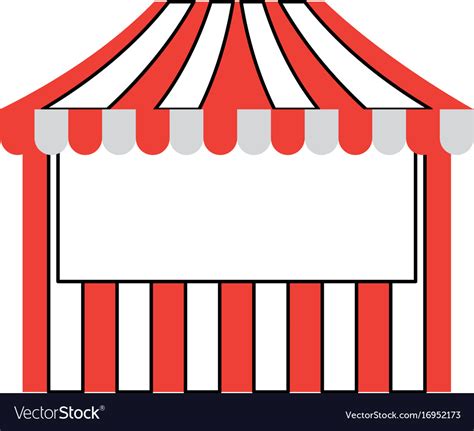 Ticket shop carnival icon Royalty Free Vector Image