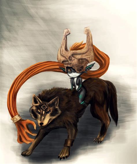 Midna and wolf Link by Sayuna on DeviantArt