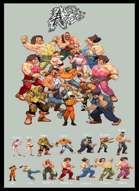 Final fight Sprites by HaruEta on deviantART | Capcom art, Street ...