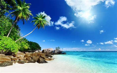 nature, Tropical, Island, Clouds Wallpapers HD / Desktop and Mobile ...