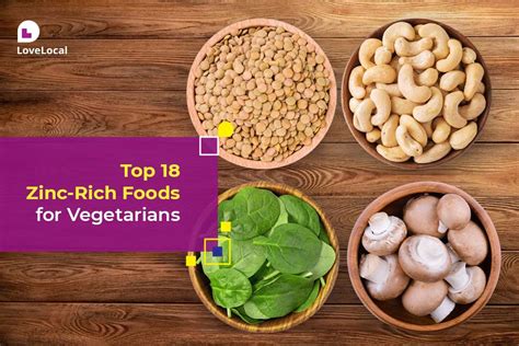 Top 13 Zinc Rich Foods for Vegetarians | LoveLocal