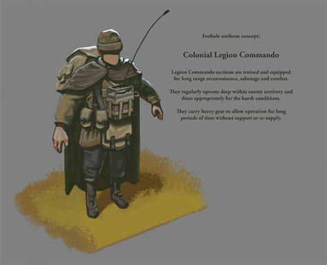 ArtStation - Foxhole Unit Uniform Concepts