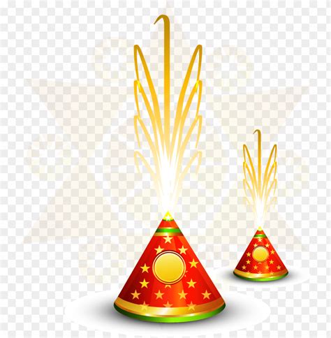 Vector diwali fireworks firecracker hindi free clipart flower pot ...