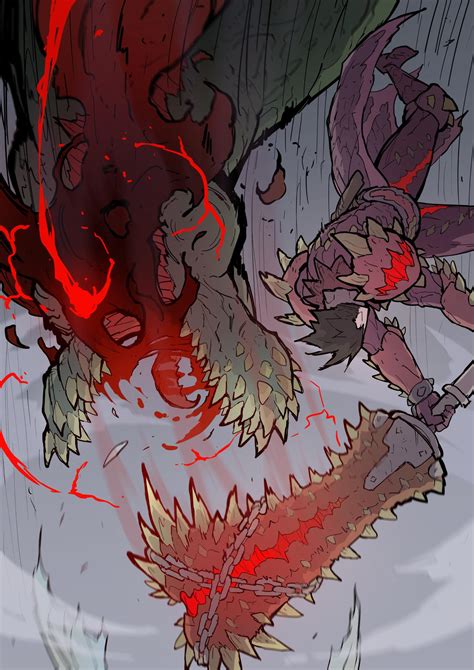 MH Fanart - Fatalis fight part 8 by @taojinn015 : r/MonsterHunter