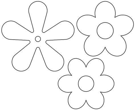 Flowers Petal Outline - ClipArt Best