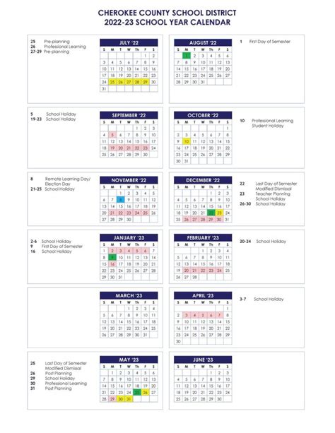 Cherokee County Schools Calendar 2023 – Get Calendar 2023 Update