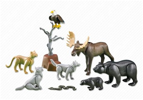 Playmobil Set: 7530 - North American Forest Animals - Klickypedia