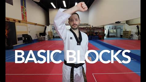 Basic Taekwondo Blocks - YouTube