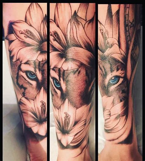 14+ Amazing Tiger and Lily Tattoo Designs | PetPress