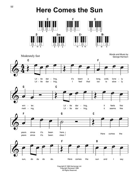 Here Comes The Sun | Sheet Music Direct