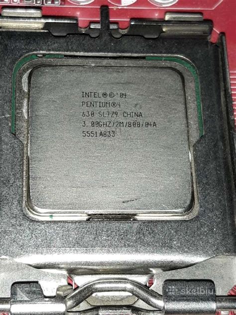 Cpu intel pentium 4 3ghz ir motherboard - Skelbiu.lt