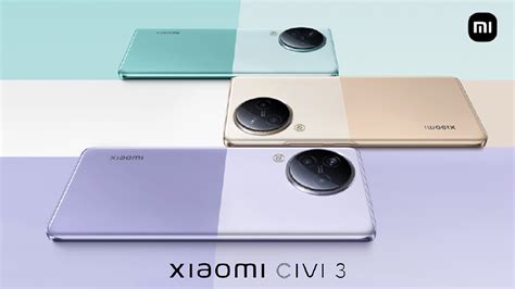 Xiaomi Civi 3 Inherits the Xiaomi 13 Ultra's Camera Design - Guidantech