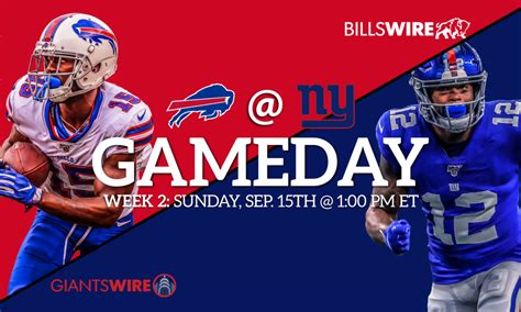 Giants vs. Bills: Time, television, radio and streaming schedule