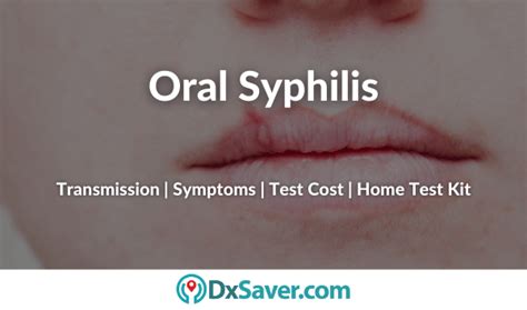 Oral Syphilis Signs and Symptoms | Syphilis Stages, Treatment and ...