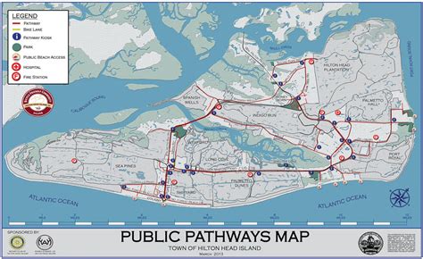 Hilton Head Island Public Beach Access Map - Keely Melessa