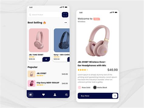 Headphones eCommerce App Design Concept on Behance