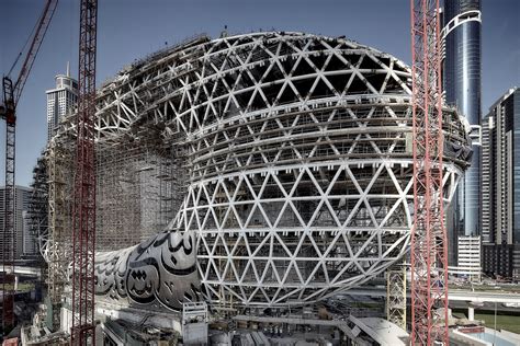 New images of Dubai's Museum of the Future reveal structural complexity ...