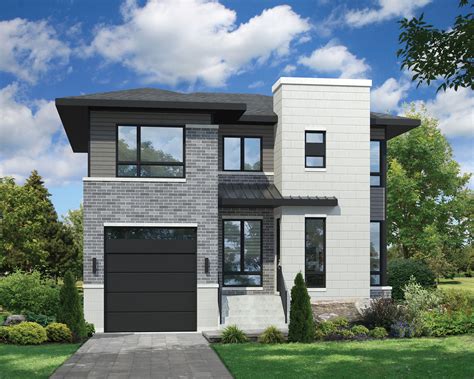 Two-Story Contemporary House Plan - 80806PM | 2nd Floor Master Suite ...