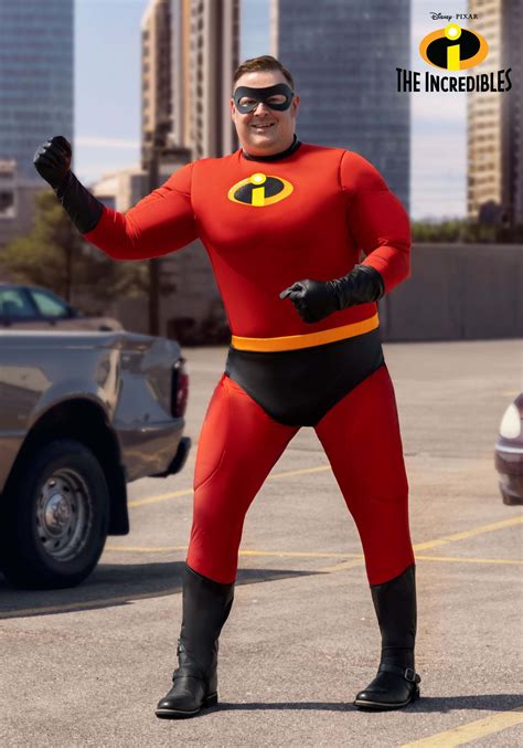 Disney The Incredibles Plus Size Deluxe Mr. Incredible Costume | Disney ...