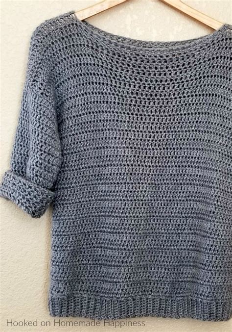 Easy crochet pullover sweater patterns free for women – Easy Crochet ...