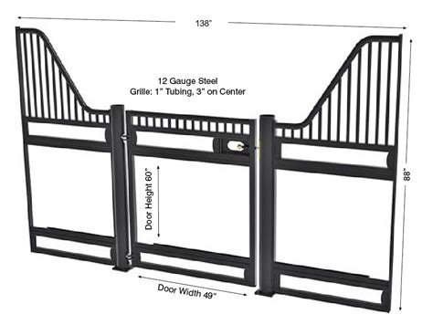 European Horse Stall Specifications : Saratoga Stalls: European Horse ...