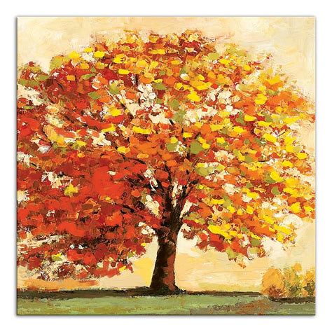 Fall tree painting – Artofit