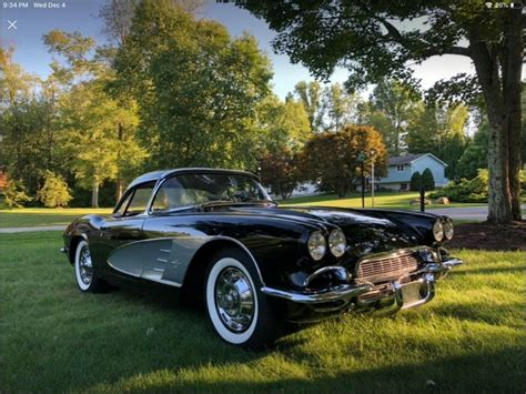 1961 Chevrolet Corvette Convertible Triple Black - C1 Corvette for sale