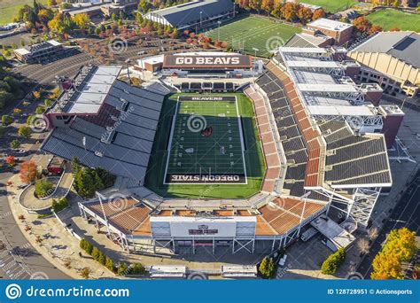 Aerial Views of Reser Stadium on the Campus of Oregon State Univ ...