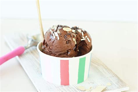 Instant Chocolate Almond Ice Cream - Super Healthy Kids