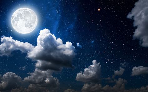 #798512 4K, 5K, Sky, Moon, Clouds - Rare Gallery HD Wallpapers