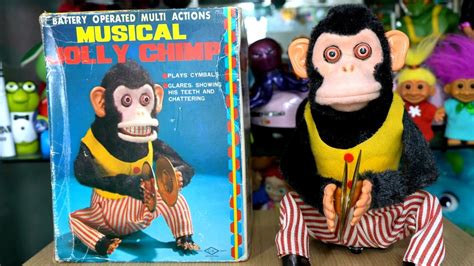 Musical Jolly Chimp 🙉 Daishin D.K. Cymbal-banging Monkey Macaco Toy ...