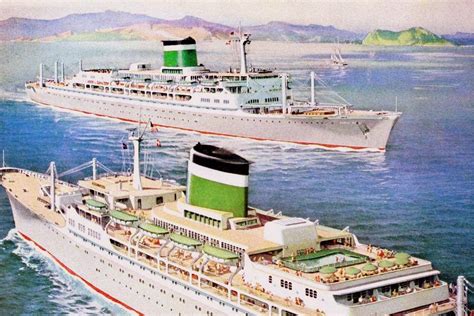 See old cruise ships & ocean vacations from the '30s through the '60s ...