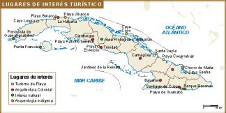 Cuba mapa turistico | Vector World Maps