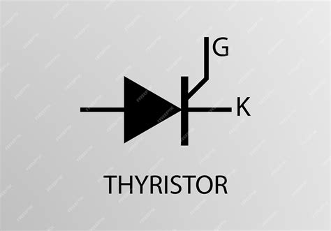 Premium Vector | Thyristor symbol, vector symbol design. engineering ...