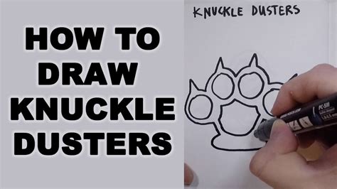 How to Draw Knuckle Dusters - YouTube