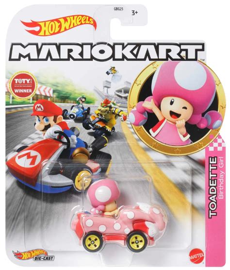 Hot Wheels MARIO KART Rosalina Toadette Birthday Princess Daisy Peach ...