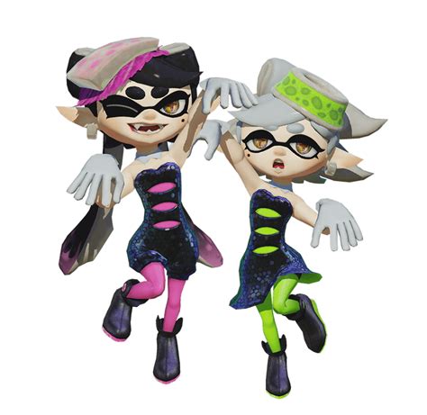 Splatoon amiibo Squid Sisters Marie and Callie plandetransformacion ...