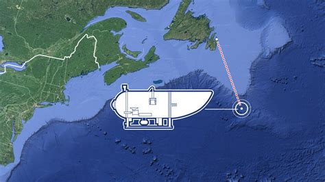 Missing Titanic submersible: Visuals explain location, rescue efforts