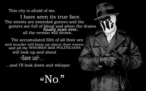 Rorschach | Watchmen rorschach, Watchmen quotes, Comedian quotes