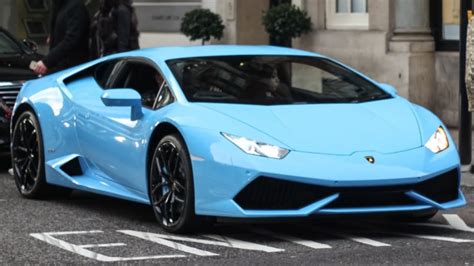 Baby Blue Lamborghini Huracan, LP610-4 - YouTube