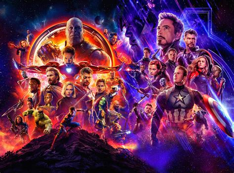 Avengers Infinity War And Endgame Poster Wallpaper,HD Superheroes ...