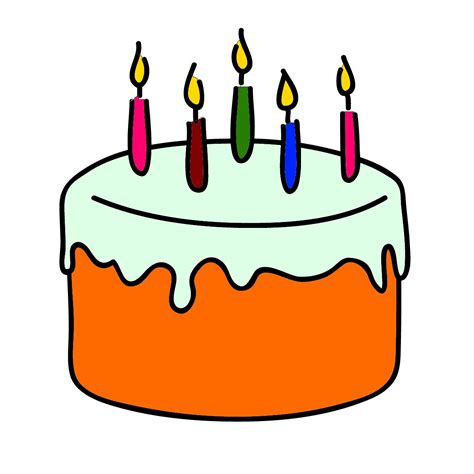 Free photo: Birthday Cake Clipart - Birthday, Cake, Candles - Free ...