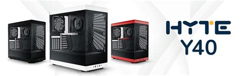 Hyte Y40 Tempered Glass Mid Tower Cases | PC Case Gear